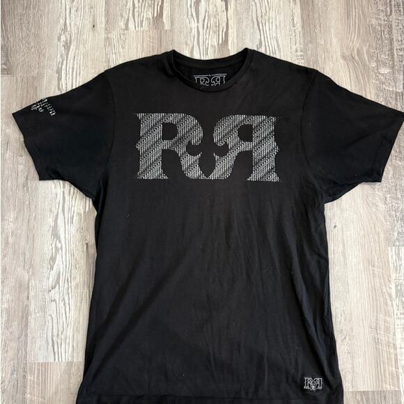 Rock Revival Men’s Large Black Logo Graphic T-Shirt - Picture 2 of 9